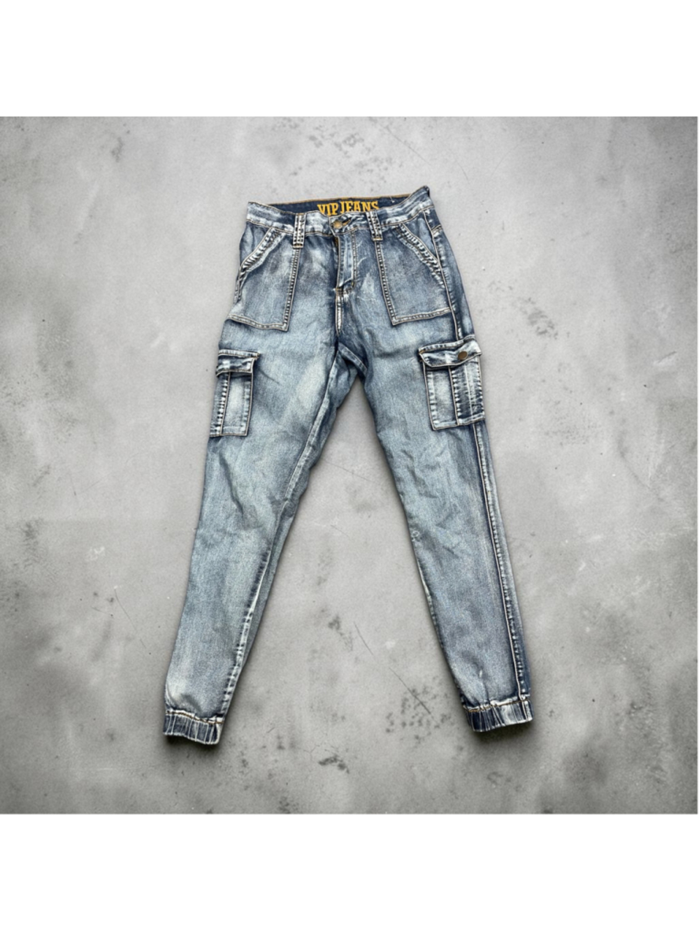 Women's VIP Jeans Cargo Jogger Jeans Blue Size 7